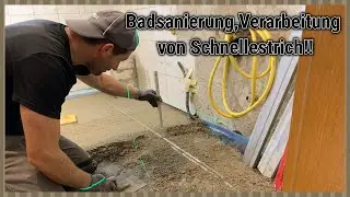 Einbau Schnellestrich, Sopro Rapidur M5, schwimmender Estrich,Randd&auml;mmstreifen!!!!