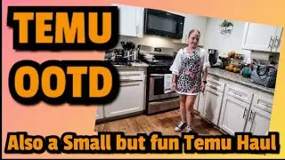 TEMU OOTD and a Small but fun TEMU HAUL 🧡🛍️