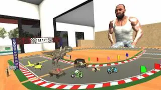 Tiny Cars Race in Indian Bike Driving 3D ( Funny Gameplay )