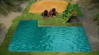 Building A Secret House With A Crazy Pool