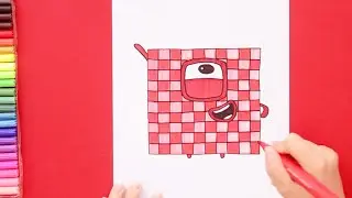 How to draw Numberblocks 100