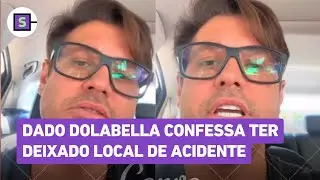Dado Dolabella fala ap&oacute;s acidente e diz que deixou local porque motorista estava 