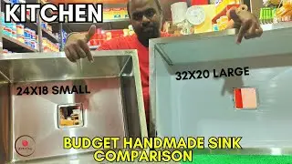 Handmade Kitchen Sink comparison  (SOUNDPROOF)| Budget SS sink for Home 2023 | Types of ss sink