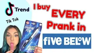 I Buy Every Prank at Five Below and Test Them! TikTok Pranks!