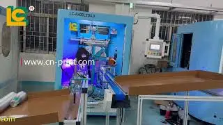 A400LED4.0 2 colors automatic UV screen printing machine for cups