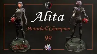 Alita 1/4 statue Motorball Champion 99  - review