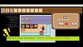 I am writing Zelda style RPG Game : Part 3   Creating a shop for trading