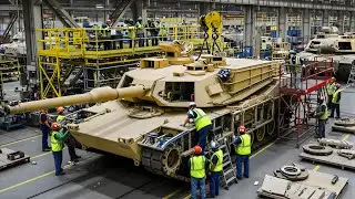 Процесс производства танка M1 Abrams изнутри (полный цикл)