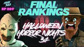 The Conservatory Gates Have Closed - HHN 34 Wrap Up and Final Rankings | Tease For HHN 35? | Hall...