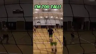 Tall Tip Above The Block 🦒 #volleyball #volleyballplayer #volleyballworld #haikyuu #sports #gopro