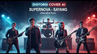 Supernova &ndash; Sayang (Alternative Rock Cover | Distorsi AI)