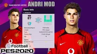 PES 2020 - CRISTIANO RONALDO 2003 FIX!!!!