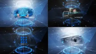 Hi-Tech Slideshow Intro After Effects Templates