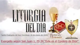 Evangelio según San Juan 1, 29-34  @PadreBernardoMoncada - “Este es el Cordero de Dios”