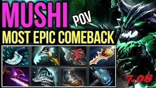 EPIC Megacreeps Comeback by Mushi OD. 7.08 NEW PATCH  IMBA Meteor Combo  Dota 2.