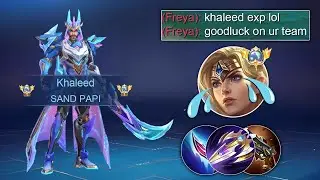 HOW TO COUNTER ANNOYING META FREYA IN EXP USING THIS KHALEED BURST DAMAGE BUILD!! (must try)