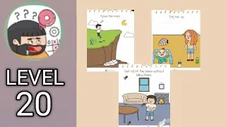 Brain Test 5 Level 20 All Part solution walkthrough 
