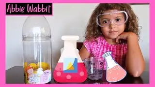 Kids science experiment - one plus one equals two - with Abbie Wabbit!!!