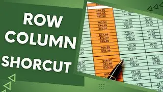 How Select and Delete Column and Row with Shortcut in Excel