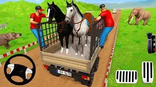 Animal Cargo Truck Driving Game 3D - Animal Transport Cargo Truck 2024 - Android Gameplay