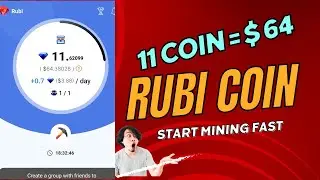 Mine Rubi Coin| Join Rubi Network| Crypto Mining | Rubi Coin