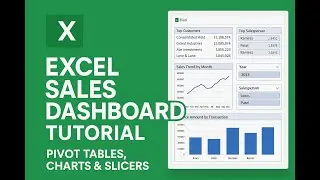 How to Build a Sales Dashboard in Excel with Pivot Tables, Charts & Slicers