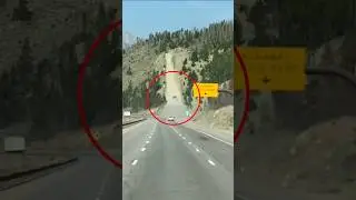This Is What It Looks Like When a Trucker Uses a Runaway Truck Ramp!