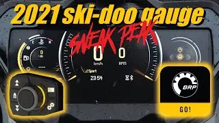 Ski-Doo 2021 с панорамным ЖК-дисплеем GPS диагональю 7,8 дюйма и приложением GO | BRP Connect