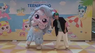 인기 스타 빛나핑, 포실핑과 함께 사진을 찍다!