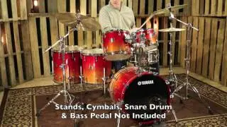 Yamaha Birch Custom Absolute Garnet Fade Shell Pack- New Old Stock