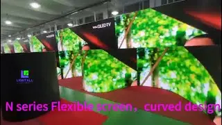 N series Flexible screen，curved design Cabinet size：500x500mm
