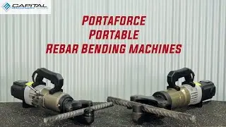 PortaForce Portable Rebar Bending Machines Demo