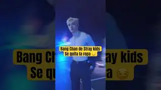Bang Chan from Stray Kids at the Golden Music Awards, yes, he took off his shirt 😳 #straykids #ba...