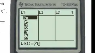 How to enter data into your TI Calculator
