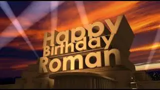 Happy Birthday Roman