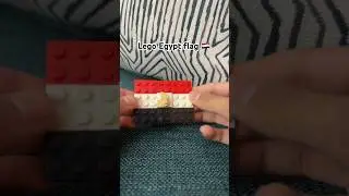 Lego Egypt flag out of legos 🇪🇬 #legomoc #flags #egypt