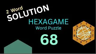 HEXAGAME 68 - Two Word SOLUTION