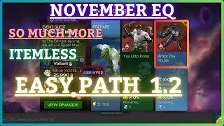 MCOC | EQ 1.2 | Easy Path | November EQ | SO MUCH MORE | Itemless |