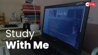 Study With Me Live | DAY 296 of 365 | Pure grind - 6 Hour Focus Session | 90/15 Pomodoro | No music