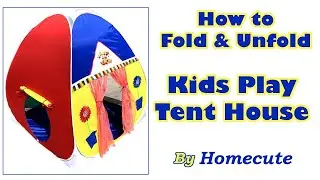 Homecute Kids Play Tent House Folding Steps