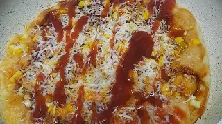 PERTAMA KALINYA NYOBA BIKIN PIZZA TEFLON TOPINY SOSIS JAGUNG ENAK! #food