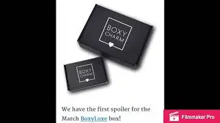 MARCH 2019 BOXYLUXE SPOILERS #1 CONFIRMED + SWATCHES