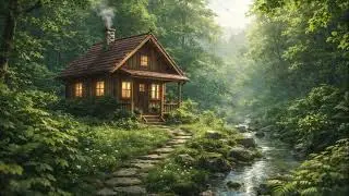 Peaceful Japanese House in Nature 🌿 | Relaxing Ambient Music for Sleep, Study & Calm