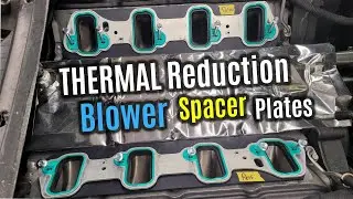 FI Interchiller LS3 / LSA  LS9 Blower Spacer Plates | HEAT & IAT2 Reduction | Forced Induction
