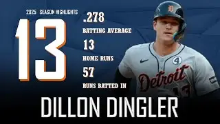 Dillon Dingler || 2025 Detroit Tigers Highlights