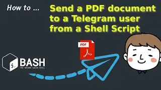 How to send a PDF document to a Telegram user from a shell script