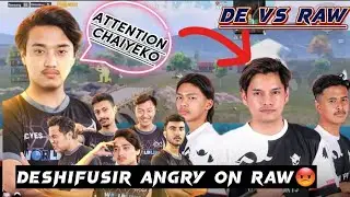 @shifusir ANGRY ON @raw.esports| NEW CONTROVERSY BEGINS? @DeadeyesOfficials  @raw.esports