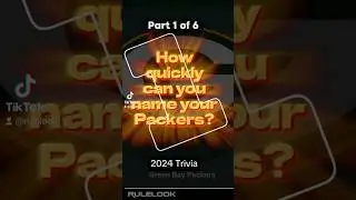Pt.1/6: Quickly unscramble & name these 8 #GreenBay #Packers #RuleLook #trivia #Love #Reed #Watson
