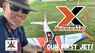 Boomerang Ranger, our first RC turbine jet! Kingtech 102 turbine with MKS/Hitec Servos and Jeti RX.