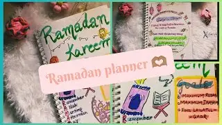 Diy Ramadan planner 2025 with a Twist/Minimalist Aesthetic Edition 🌙/  #bulletjournal #ramadan